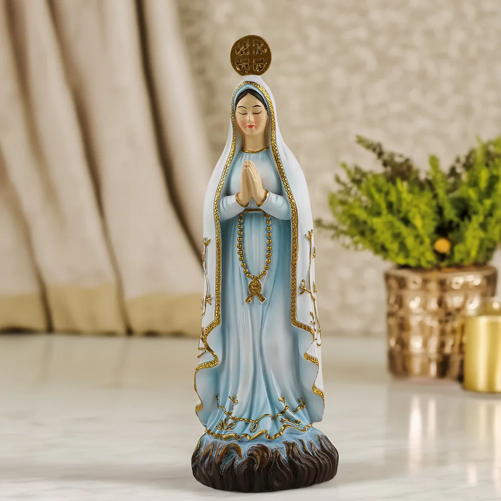 Our Lady Of Fatima Statue Figure Collectible Tabletop Ornament Exceptional Detail Meticulous Carving Natural Beautiful Vivid
Our Lady Of Fatima Statue Figure Collectible Tabletop Ornament Exceptional Detail Meticulous Carving Natural Beautiful Vivid