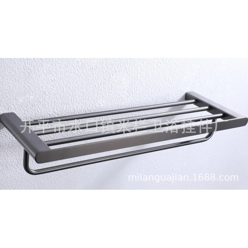 304 Stainless Steel Gray Bathroom Bath Towel Rack Wall-Mounted Towel Bar Hardware Bathroom Pendant
304 Stainless Steel Gray Bathroom Bath Towel Rack Wall-Mounted Towel Bar Hardware Bathroom Pendant