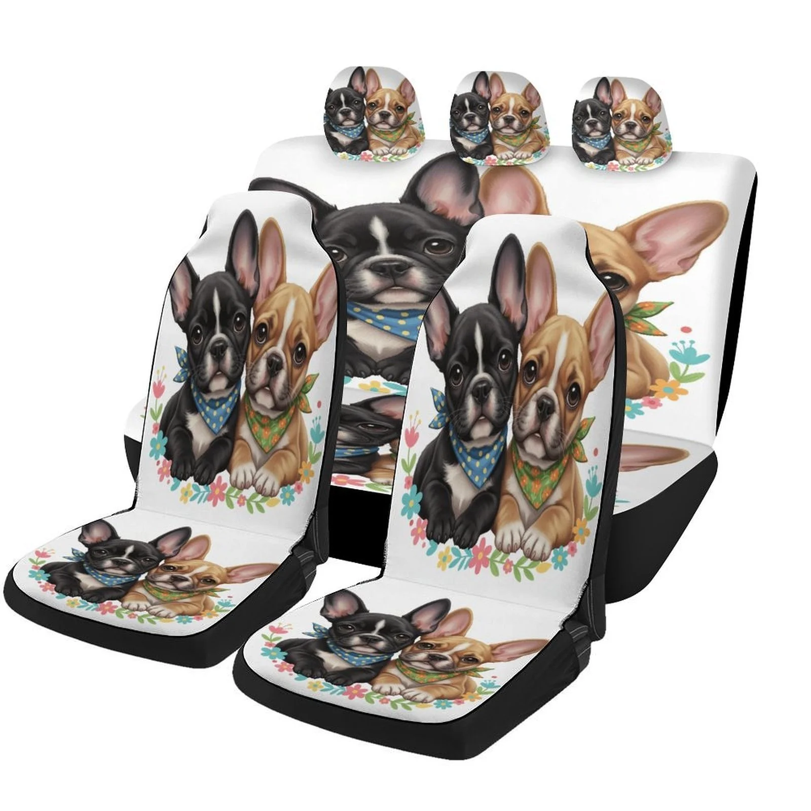 Adorable French Bulldog Puppy-Themed Car Seat Cover Set Suitable For Various Vehicles, Stylish And Breathable Covers For Car Sea
Adorable French Bulldog Puppy-Themed Car Seat Cover Set Suitable For Various Vehicles, Stylish And Breathable Covers For Car Sea