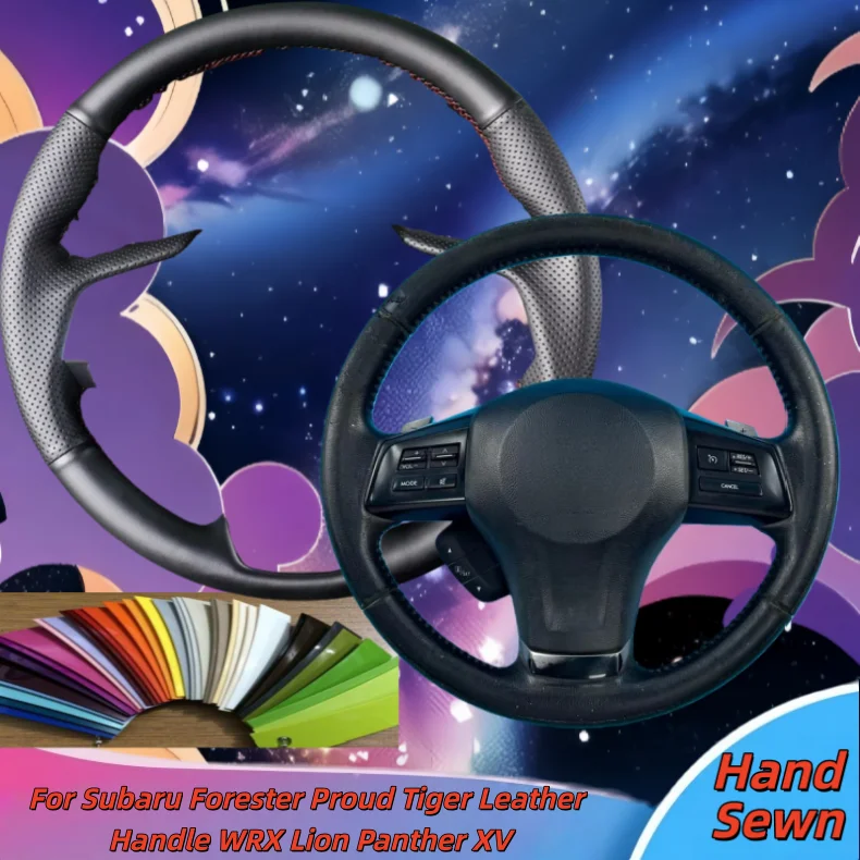 Hand-Sewn Microfiber Leather Car Steering Wheel Cover For Subaru Forester Proud Tiger Leather Handle WRX Lion Panther XV
Hand-Sewn Microfiber Leather Car Steering Wheel Cover For Subaru Forester Proud Tiger Leather Handle WRX Lion Panther XV