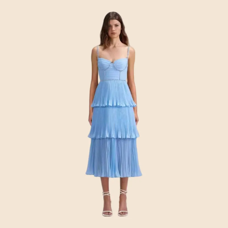 VIBE Sexy Hot Girl Suspender Dress High Waist Diamond Studded Mid Length Skirt Back Luxury Socialite Dress
VIBE Sexy Hot Girl Suspender Dress High Waist Diamond Studded Mid Length Skirt Back Luxury Socialite Dress