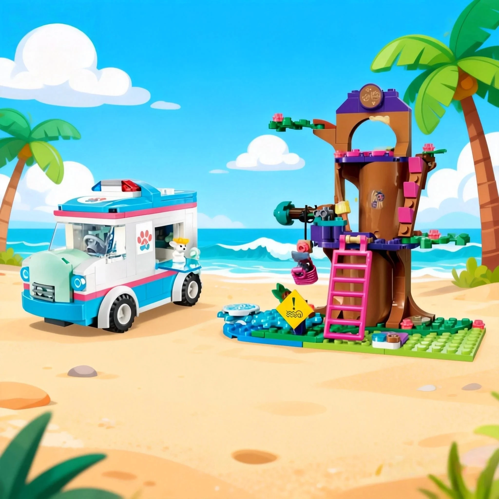 Moc 310PCS City children’s playhouse toys, pet clinic, ambulance, and building block models – perfect as Christmas gifts.
Moc 310PCS City children’s playhouse toys, pet clinic, ambulance, and building block models – perfect as Christmas gifts.