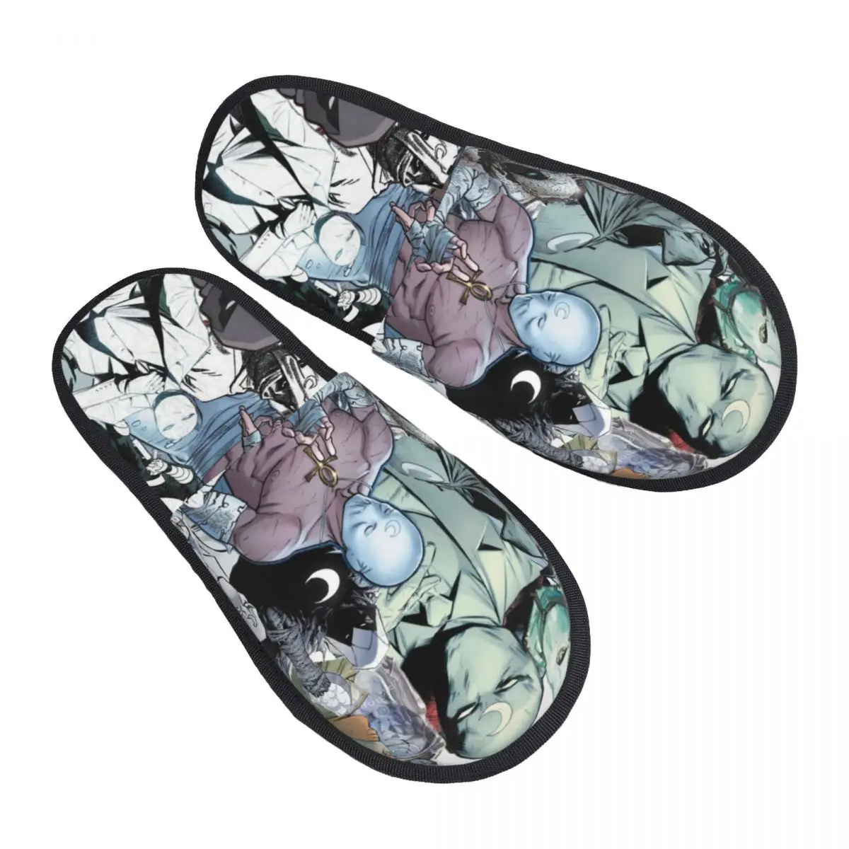 Бесшовные тапочки из пены с эффектом памяти на заказ Moon Knight, женские мягкие теплые домашние тапочки 
Бесшовные тапочки из пены с эффектом памяти на заказ Moon Knight, женские мягкие теплые домашние тапочки