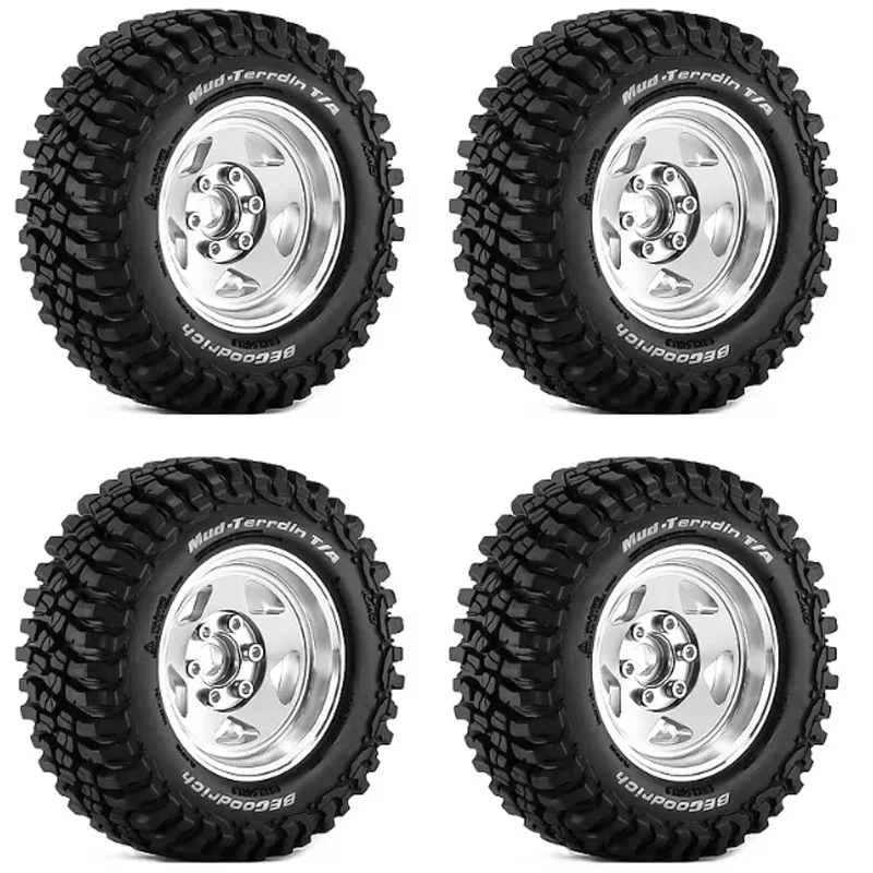1.9" Beadlock Rubber Wheel Rims+Tires OD 90mm 12mm Hex for MJX H12Y MN128 MN82 1/12 RC Crawler Upgrade
1.9" Beadlock Rubber Wheel Rims+Tires OD 90mm 12mm Hex for MJX H12Y MN128 MN82 1/12 RC Crawler Upgrade