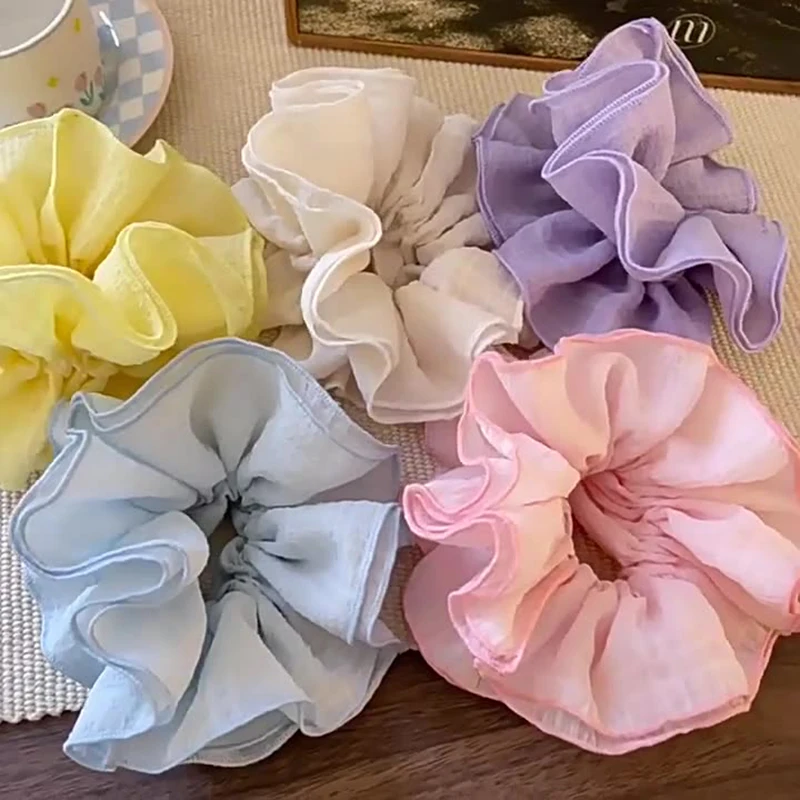 New Women Extra Large Soft Elastics Hair Band Four-layer Solid Scrunchies Lady Hair Ties Girls Ponytail Holder Hair Accessories
New Women Extra Large Soft Elastics Hair Band Four-layer Solid Scrunchies Lady Hair Ties Girls Ponytail Holder Hair Accessories