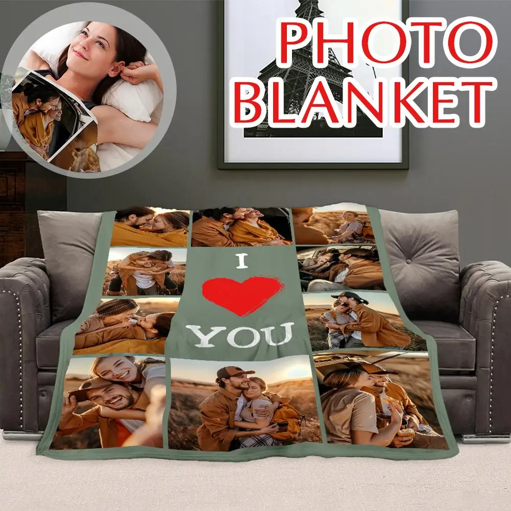 Customized Photo Blanket I Love You Ten Photo Collage Christmas Gift Name Valentine's Text Personalized Birthday Day H9I2
Customized Photo Blanket I Love You Ten Photo Collage Christmas Gift Name Valentine's Text Personalized Birthday Day H9I2