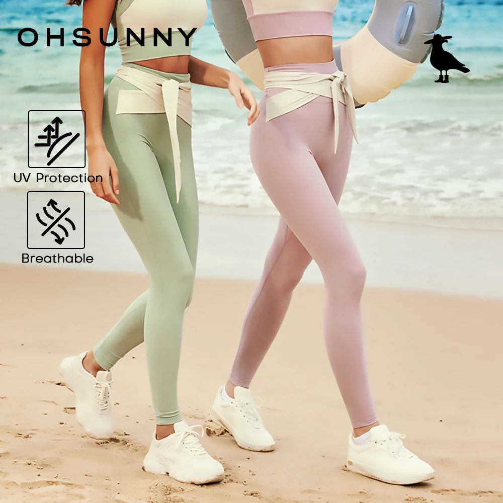 OhSunny Женские брюки для йоги с высокой талией, 4-сторонние леггинсы из эластичной лайкры, контроль живота, бесшовные, быстросохнущие, устойчивые к ударам и хлору
OhSunny Женские брюки для йоги с высокой талией, 4-сторонние леггинсы из эластичной лайкры, контроль живота, бесшовные, быстросохнущие, устойчивые к ударам и хлору