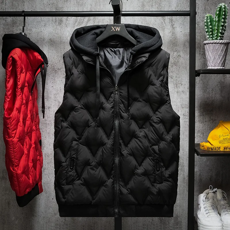Men's Winter Couple Decoration, Warm Body, Thickened Casual Hooded Cotton Vest
Men's Winter Couple Decoration, Warm Body, Thickened Casual Hooded Cotton Vest