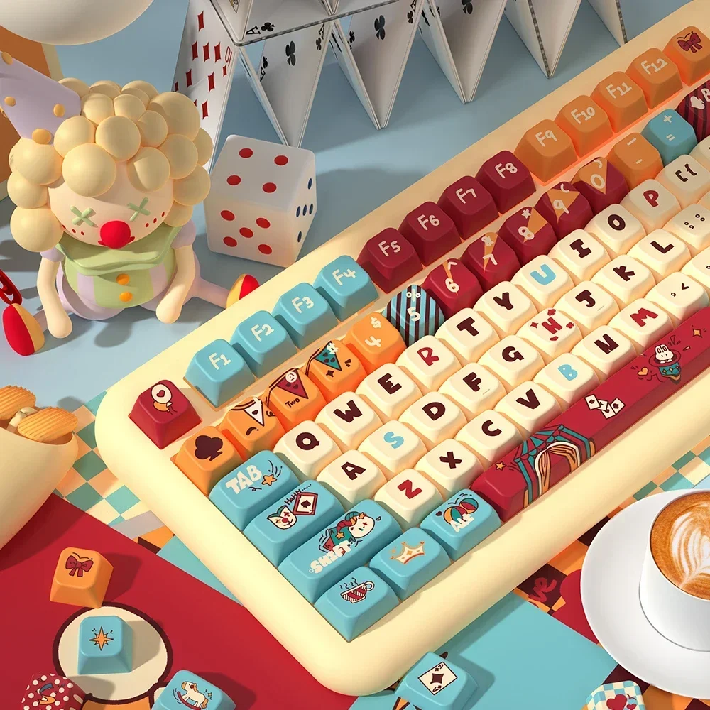 Cat Circus, Original Theme Keycap MDA Height, Cute Personality Creative Keyboard Cap
Cat Circus, Original Theme Keycap MDA Height, Cute Personality Creative Keyboard Cap