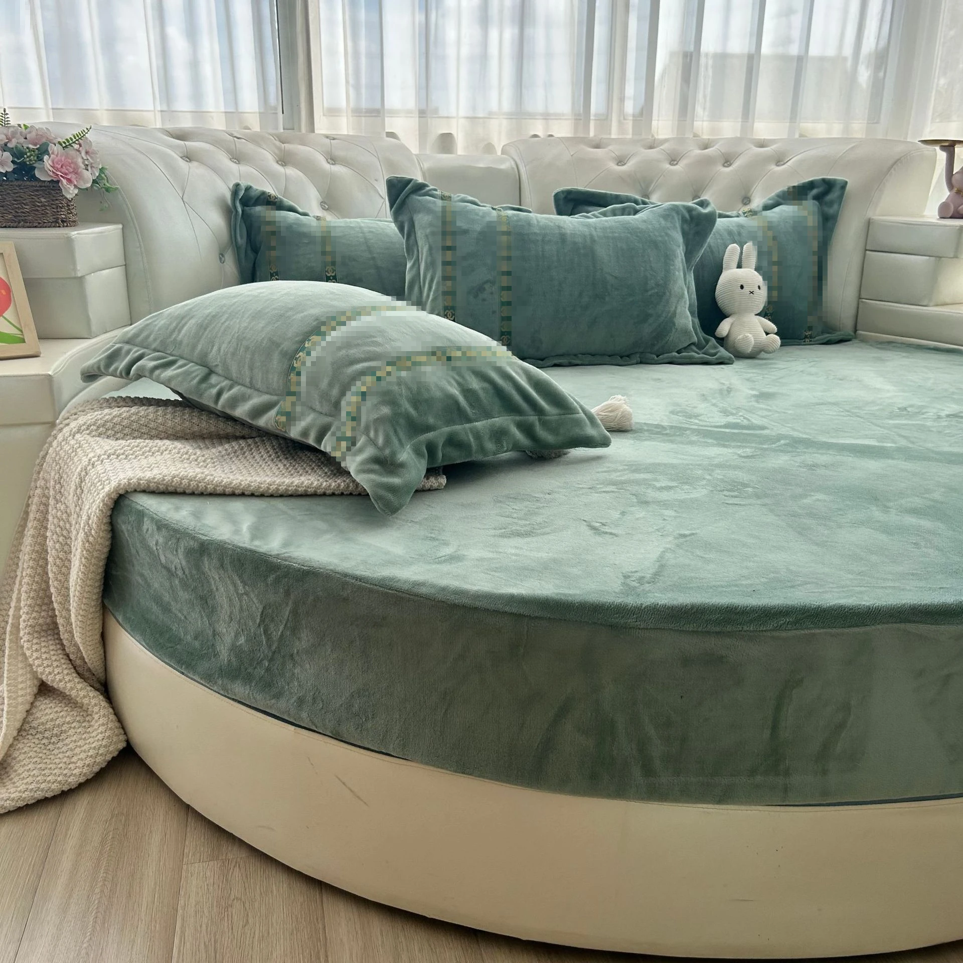 Зимняя теплая однотонная круглая простыня, круглая простыня, постельное белье, утепленный молочный бархатный матрас, диаметр 200 см, 220 см
Зимняя теплая однотонная круглая простыня, круглая простыня, постельное белье, утепленный молочный бархатный матрас, диаметр 200 см, 220 см
