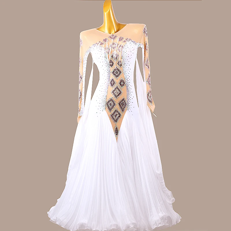 Ballroom Dance Competition Dress Customsized Adult Children Waltz Social Dancing Wear Skirt for Women Ballroom Stage Dresses
Ballroom Dance Competition Dress Customsized Adult Children Waltz Social Dancing Wear Skirt for Women Ballroom Stage Dresses