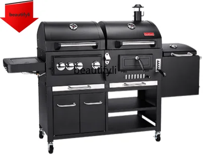 A44 Charcoal Dual-Use Courtyard Outdoor Grill Home Villa Fuel Gas Barbecue Large American BBQ
A44 Charcoal Dual-Use Courtyard Outdoor Grill Home Villa Fuel Gas Barbecue Large American BBQ