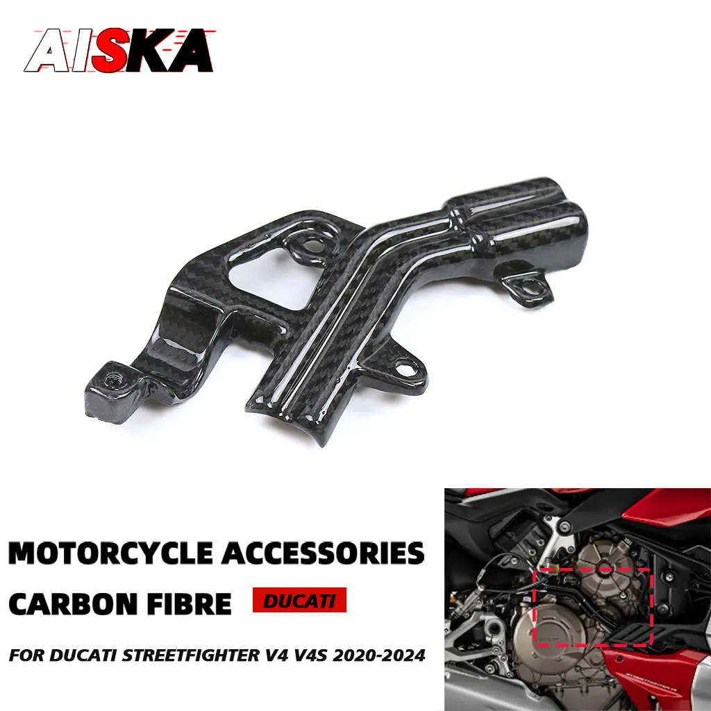 3K Carbon Fiber Brake Cable Guard Protector For DUCATI Streetfighter V4 V4S 2020 2021 2022 Motorcycle Rear Fuel Oil Line Bracket
3K Carbon Fiber Brake Cable Guard Protector For DUCATI Streetfighter V4 V4S 2020 2021 2022 Motorcycle Rear Fuel Oil Line Bracket