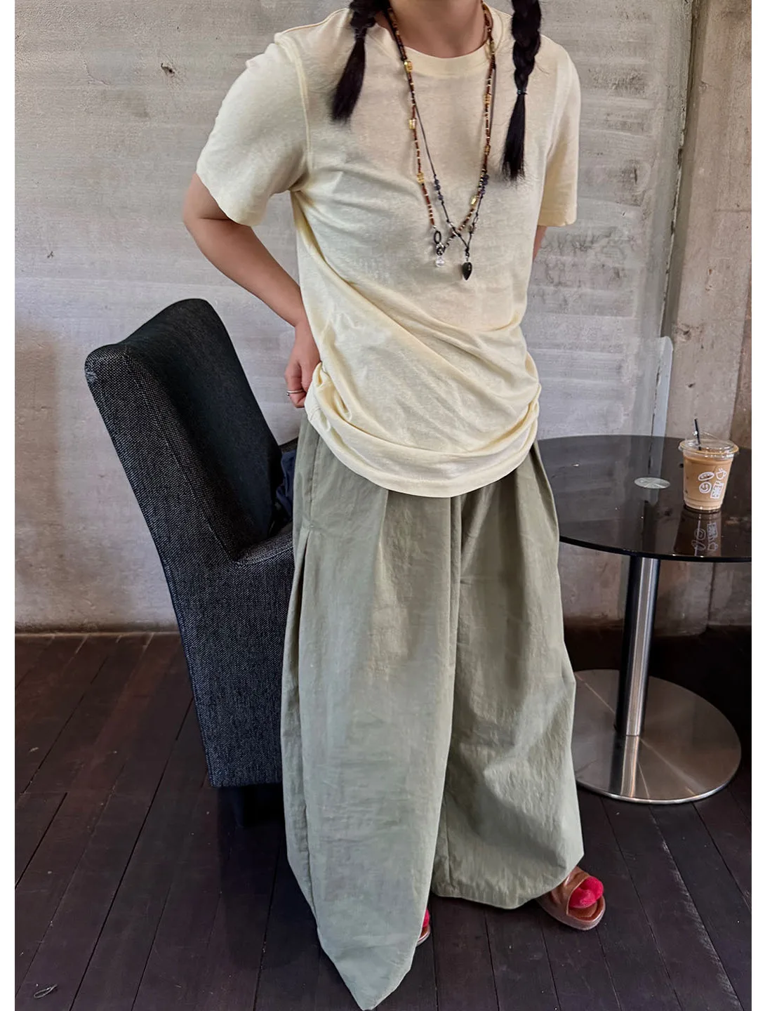 Casual Wide Leg Pants Loose Fit Slimming Long Trousers Spring New Arrival Women's Faion Comfortable Straight Cut Casual Pants
Casual Wide Leg Pants Loose Fit Slimming Long Trousers Spring New Arrival Women's Faion Comfortable Straight Cut Casual Pants