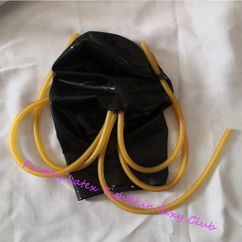 Latex Mask Rubber Hood with Breathing Tube Wear for Party Halloween Cosplay Costumes for Men Women
Latex Mask Rubber Hood with Breathing Tube Wear for Party Halloween Cosplay Costumes for Men Women