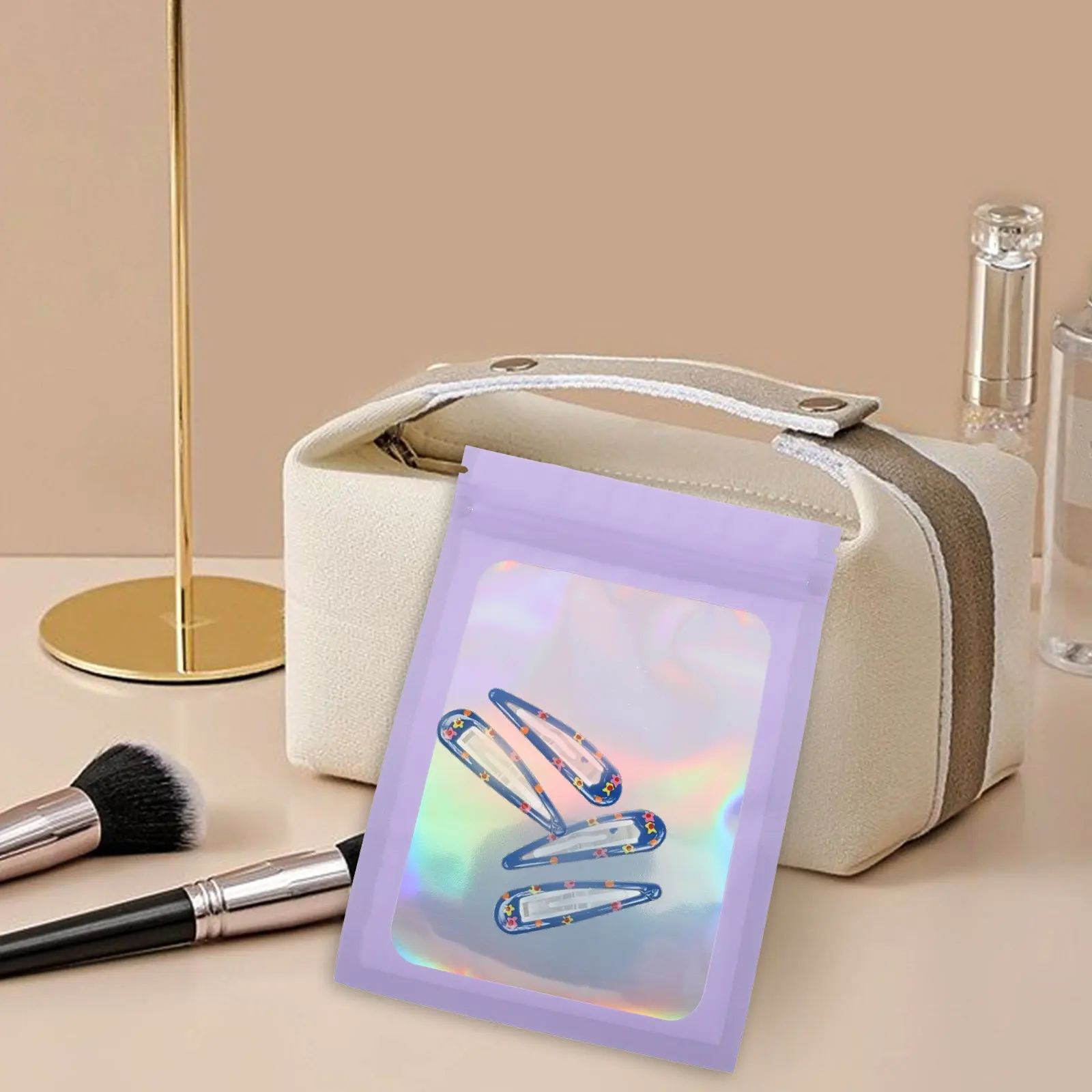 100Pcs Self Sealing Holographic Bags Reusable Resealable Pouches for Food Jewelry Organization Transparent Window Packaging Bag
100Pcs Self Sealing Holographic Bags Reusable Resealable Pouches for Food Jewelry Organization Transparent Window Packaging Bag