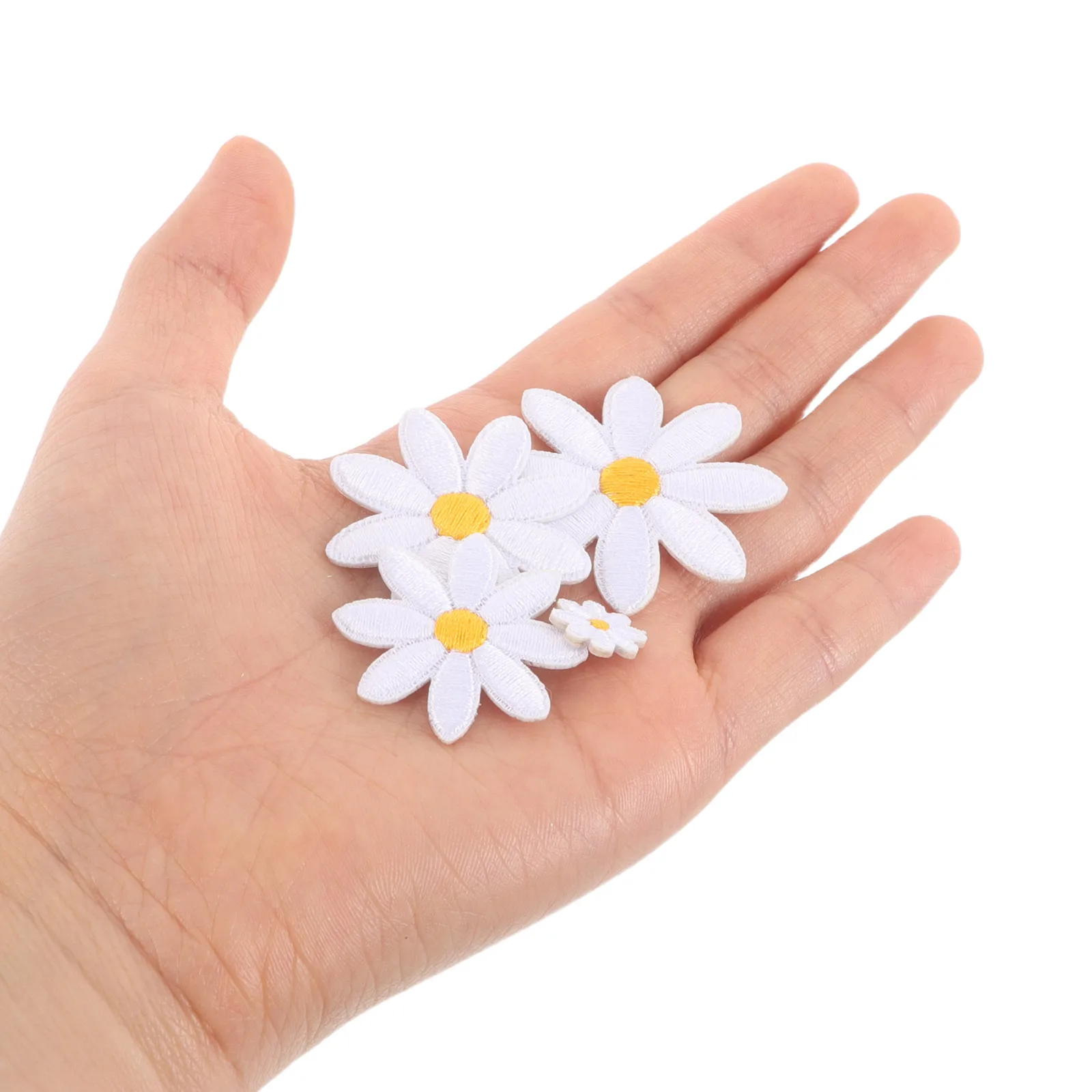 40pcs Embroidered Cloth Patches Mini Iron Applique Sewing Daisy Fabric Patch Stickers Versatile Design Heat Glue
40pcs Embroidered Cloth Patches Mini Iron Applique Sewing Daisy Fabric Patch Stickers Versatile Design Heat Glue