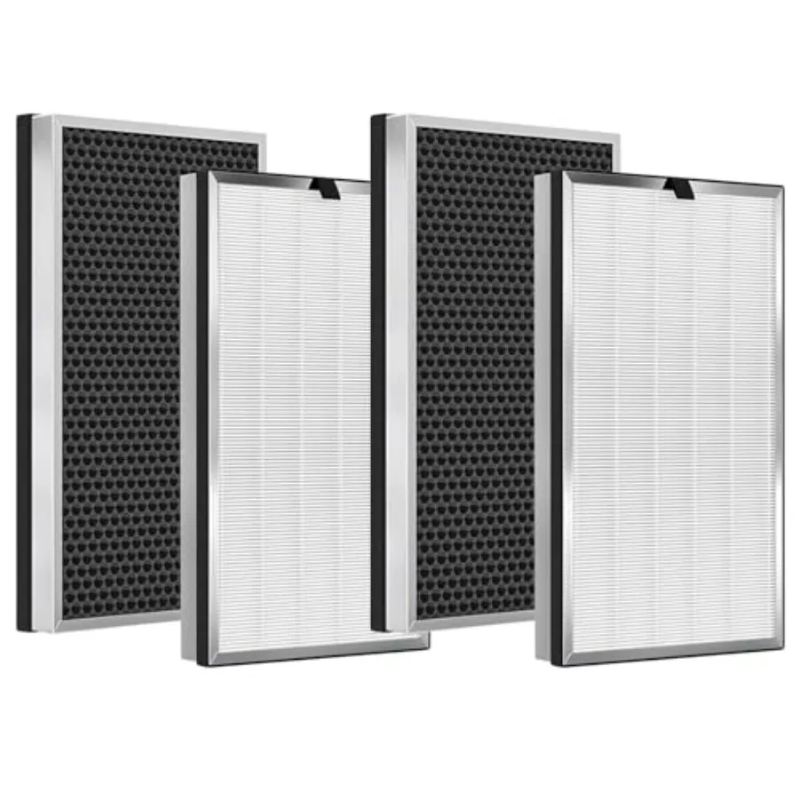 Сменный фильтр 4 шт. 112, совместимый с очистителем воздуха 112 V2.0 Fi lter 3-в-1 Изготовлен из настоящего HEPA предварительного фильтра и активированного C
Сменный фильтр 4 шт. 112, совместимый с очистителем воздуха 112 V2.0 Fi lter 3-в-1 Изготовлен из настоящего HEPA предварительного фильтра и активированного C