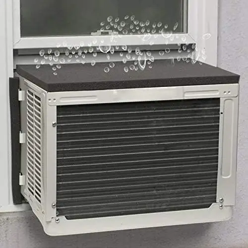 Air Conditioner Drip Cushion and Rain Cover with Magnetic Backing for Window Units, Reduces Noise and Movement
Air Conditioner Drip Cushion and Rain Cover with Magnetic Backing for Window Units, Reduces Noise and Movement