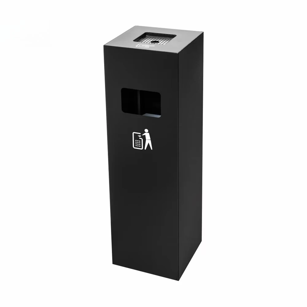 Мусорный бак из нержавеющей стали для улицы, общественный, квадратный, для сигаретных пепелков
Мусорный бак из нержавеющей стали для улицы, общественный, квадратный, для сигаретных пепелков