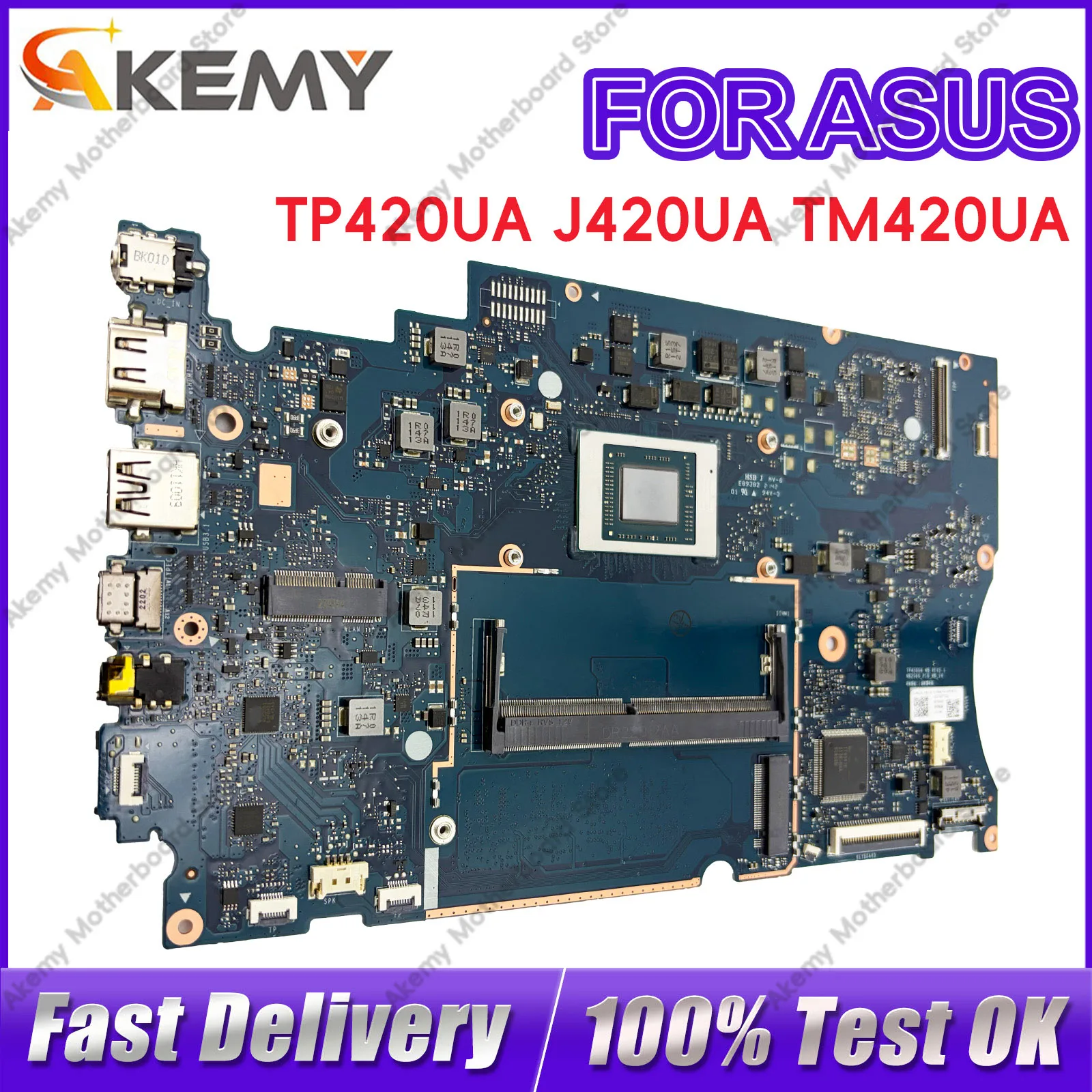 TP420UA Laptop Motherboard For ASUS VivoBook Flip TP420UA TM420UA J420UA TP420U Mainboard With R3 R5 R7 CPU 100% tests OK stk
TP420UA Laptop Motherboard For ASUS VivoBook Flip TP420UA TM420UA J420UA TP420U Mainboard With R3 R5 R7 CPU 100% tests OK stk