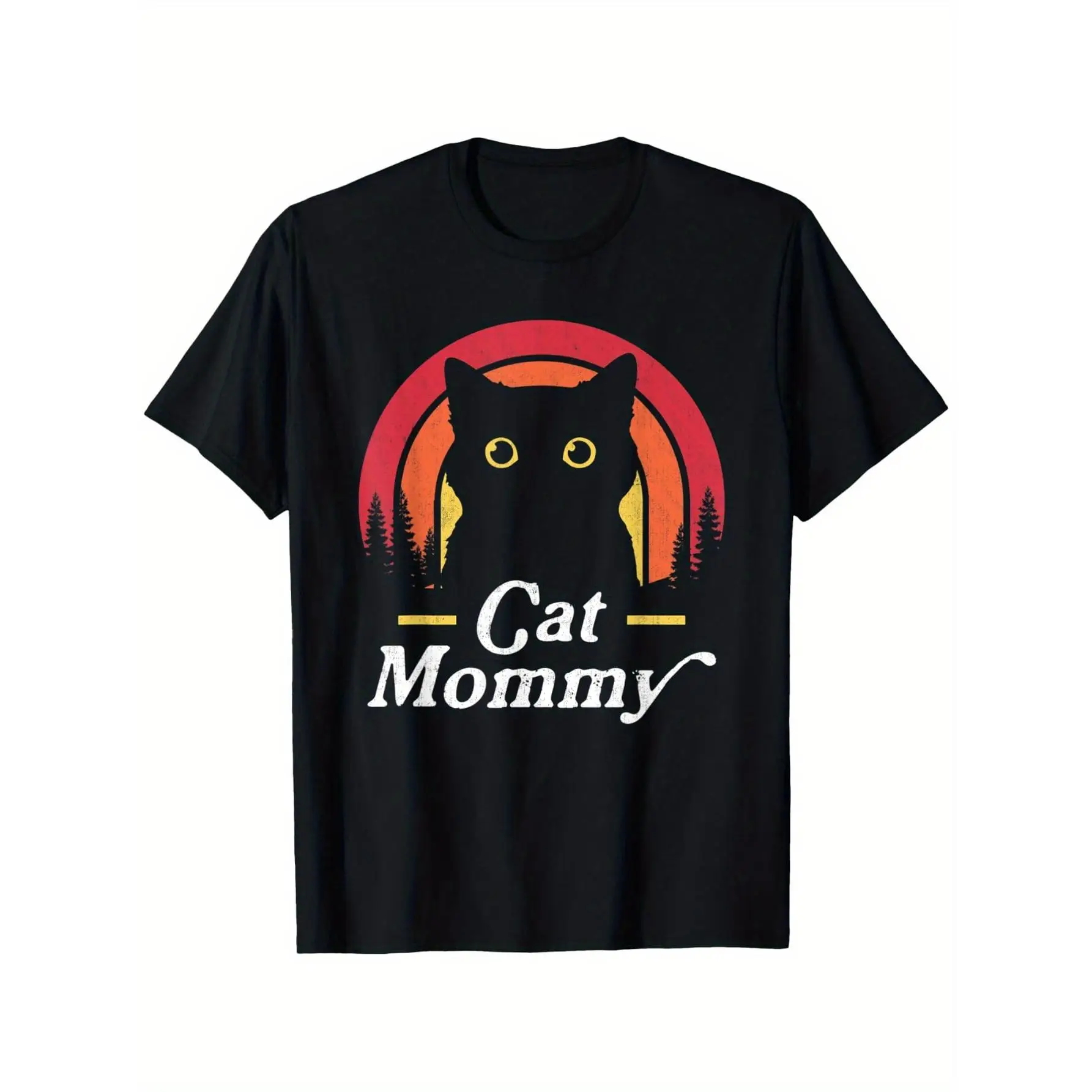 Funny Cat Lady Mommy Cat Lovers - Retro Best Cat Mom Ever T-Shirt Vibrant Printed Crew Neck Casual Funny Workout T-Shirt
Funny Cat Lady Mommy Cat Lovers - Retro Best Cat Mom Ever T-Shirt Vibrant Printed Crew Neck Casual Funny Workout T-Shirt