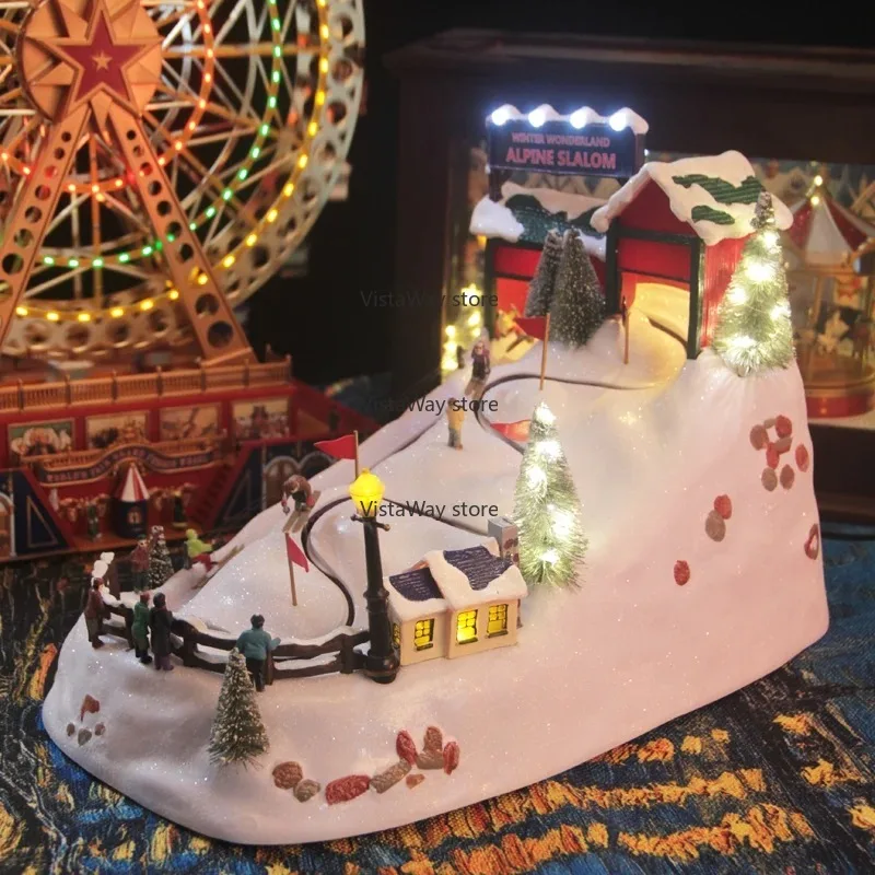 Mr. Christmas Ski Lights Music Box Music Box Girl Birthday Christmas Gift
Mr. Christmas Ski Lights Music Box Music Box Girl Birthday Christmas Gift