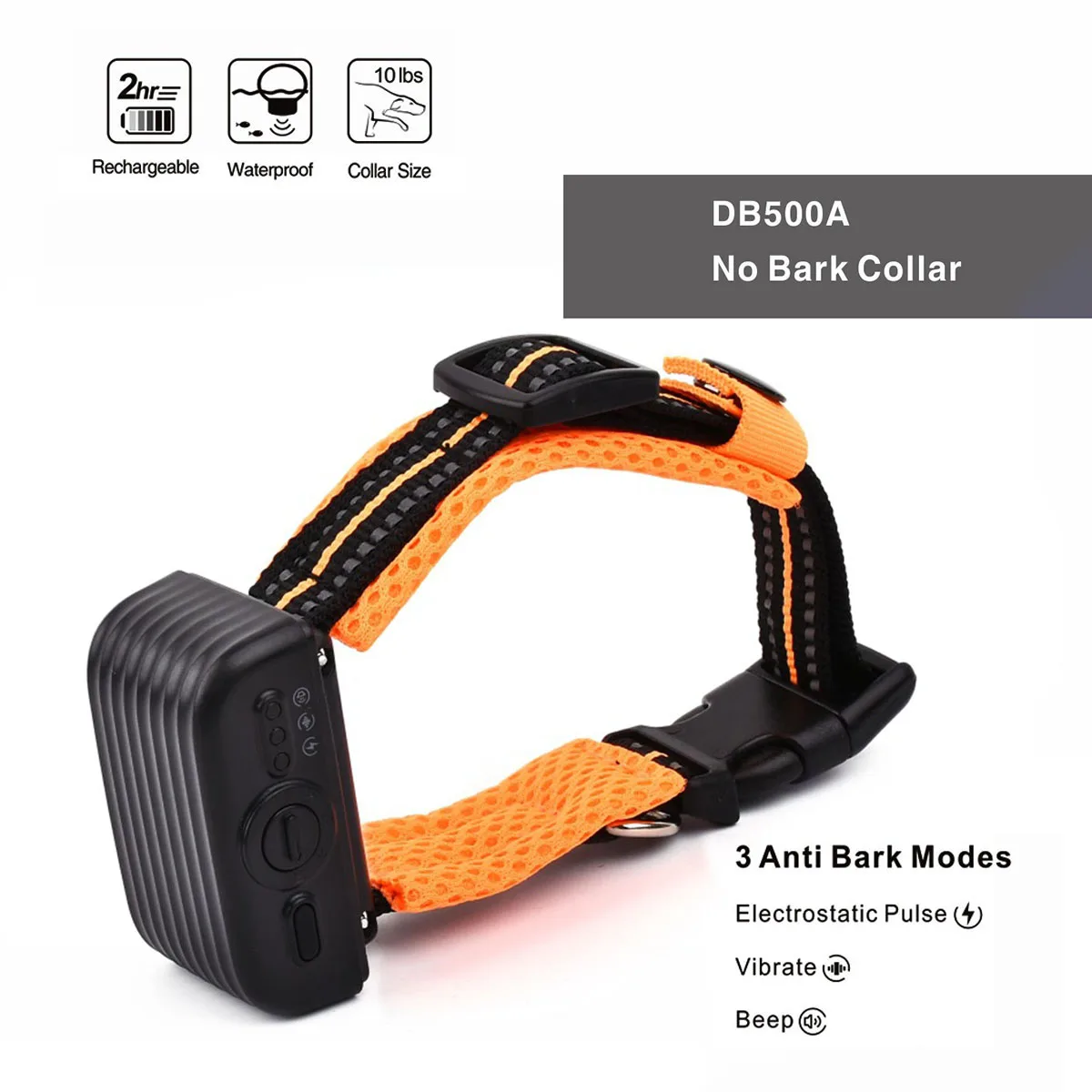 Dog Bark Collar for Large Medium Small Dogs, Barking Collar, No Bark Collar, Automatic Anti Barking Device, Waterproof E-Collar
Dog Bark Collar for Large Medium Small Dogs, Barking Collar, No Bark Collar, Automatic Anti Barking Device, Waterproof E-Collar