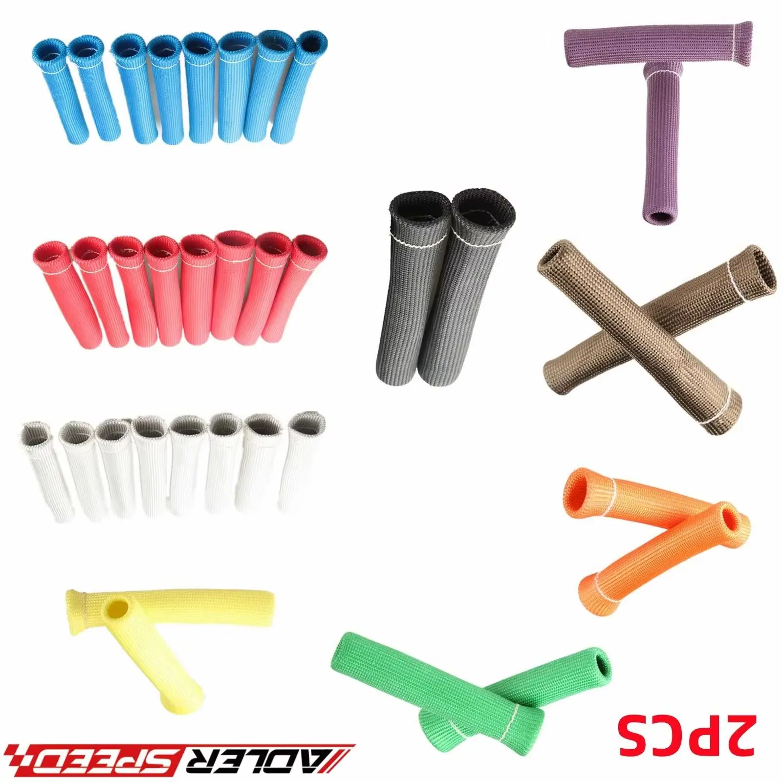 A + 2 шт./компл., ботинки из проволоки свечи зажигания, теплозащитный рукав для BMW Honda Toyota Chevy Ford, универсальный 
A + 2 шт./компл., ботинки из проволоки свечи зажигания, теплозащитный рукав для BMW Honda Toyota Chevy Ford, универсальный