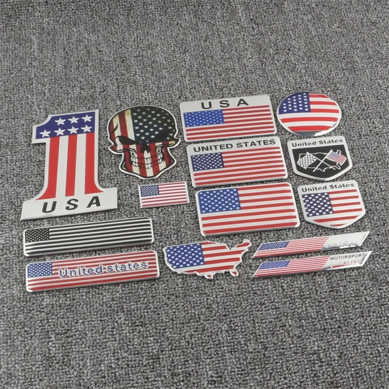 1pcs 3D Aluminum USA Flag Emblem Badge Logo Car Sticker American Map Decal for Car Body Window Motorcycle Home Decoration
1pcs 3D Aluminum USA Flag Emblem Badge Logo Car Sticker American Map Decal for Car Body Window Motorcycle Home Decoration