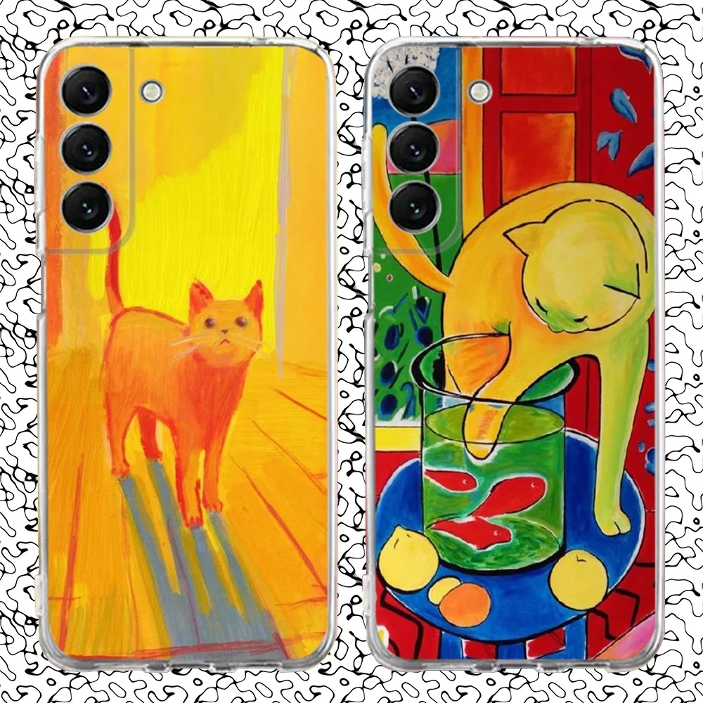 Henri Matisse Cat Flowers Art Phone Case Silicone For Samsung S30,S23,21,22,20 Ultra,S20 FE lite,S10,9,PIus Note20ultra Clear
Henri Matisse Cat Flowers Art Phone Case Silicone For Samsung S30,S23,21,22,20 Ultra,S20 FE lite,S10,9,PIus Note20ultra Clear