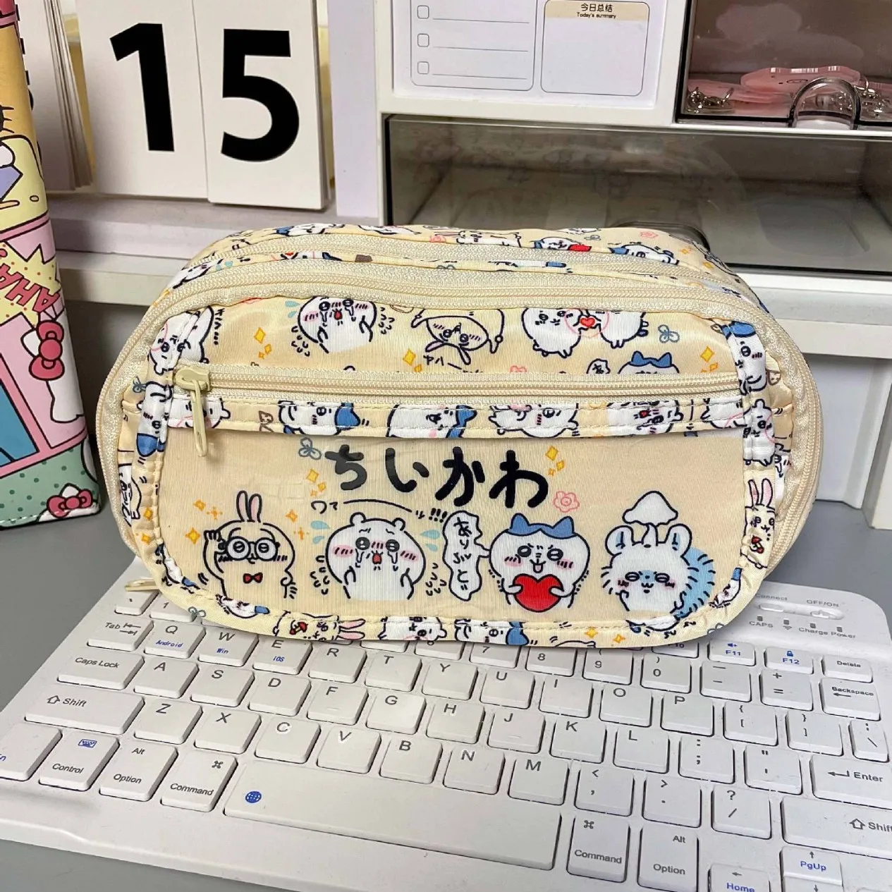 Cute Chiikawa Pencil Case Stationery Box Stationery Bag Makeup Brush Bag Practical Large Capacity in Stock As A Gift
Cute Chiikawa Pencil Case Stationery Box Stationery Bag Makeup Brush Bag Practical Large Capacity in Stock As A Gift