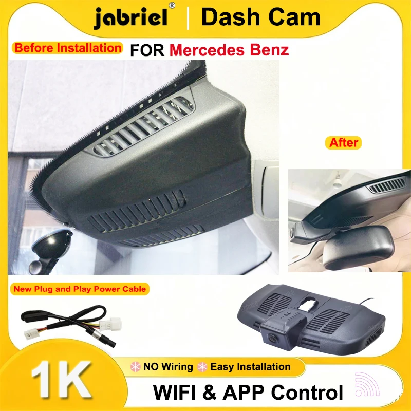 Jabriel 1K DashCam for Mercedes Benz V Class w447 for Mercedes Benz v200d v220d v250 v250d v300d EQV METRIS Marco Polo 2014-2021
Jabriel 1K DashCam for Mercedes Benz V Class w447 for Mercedes Benz v200d v220d v250 v250d v300d EQV METRIS Marco Polo 2014-2021