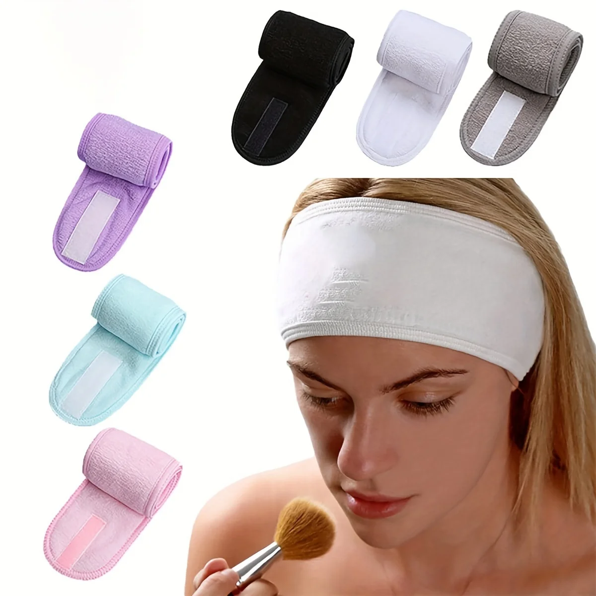 1pc Magic Tape Hair Band, Face Washing Headband, Beauty Headband, Face Washing Headband, Sports Yoga Fitness Running
1pc Magic Tape Hair Band, Face Washing Headband, Beauty Headband, Face Washing Headband, Sports Yoga Fitness Running
