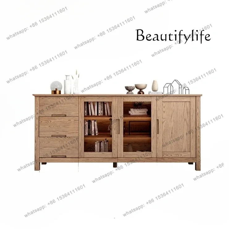Nordic Solid Wood Storage Cabinet Living Room Storage Cabinet Ash Wood with Door Tea Sideboard Cabinet
Nordic Solid Wood Storage Cabinet Living Room Storage Cabinet Ash Wood with Door Tea Sideboard Cabinet
