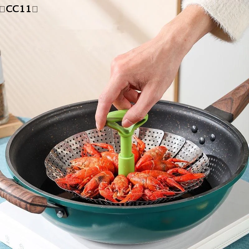 9/11Inch Stainless Steel Lotus Steaming Tray Folding Food Steamer Vegetable Fruit Basket Mesh Steamer Rack Cook Cookware〔CC11〕
9/11Inch Stainless Steel Lotus Steaming Tray Folding Food Steamer Vegetable Fruit Basket Mesh Steamer Rack Cook Cookware〔CC11〕