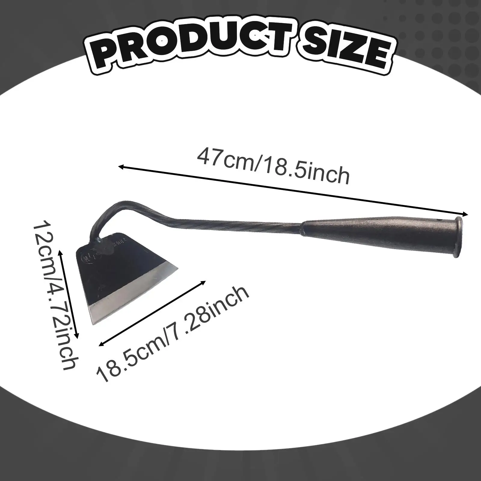 Steel Weeding Hoe Comfort Grip Uprooting Weeds Farming Equipment Tool for Patio Weed Removal
Steel Weeding Hoe Comfort Grip Uprooting Weeds Farming Equipment Tool for Patio Weed Removal