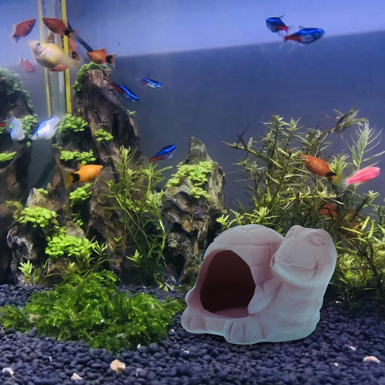 2Pcs Turtle Ceramic Fish Shelter Aquarium Pot Natural Hideout Breeding Decorative Shrimp House Tank Decor Fish Tank Adornments
2Pcs Turtle Ceramic Fish Shelter Aquarium Pot Natural Hideout Breeding Decorative Shrimp House Tank Decor Fish Tank Adornments