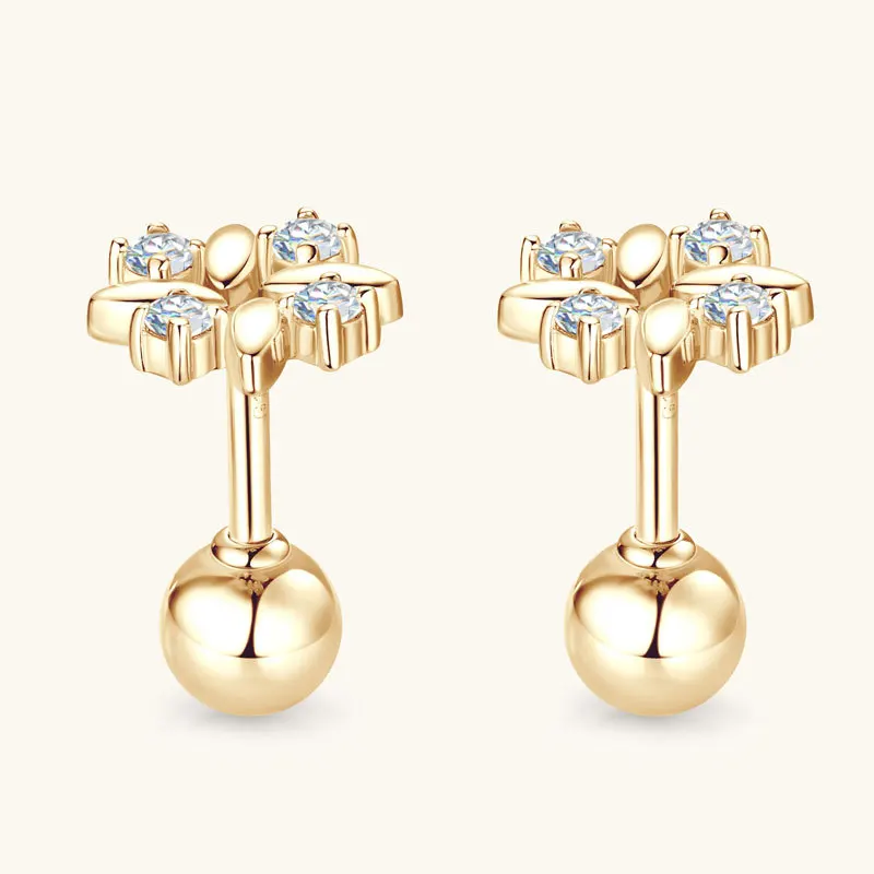 Wholesale Fine Jewelry Charm 10K Yellow Gold 1.5mm Round Moissanite Earrings Women's Small Star Stud Earrings for Women
Wholesale Fine Jewelry Charm 10K Yellow Gold 1.5mm Round Moissanite Earrings Women's Small Star Stud Earrings for Women