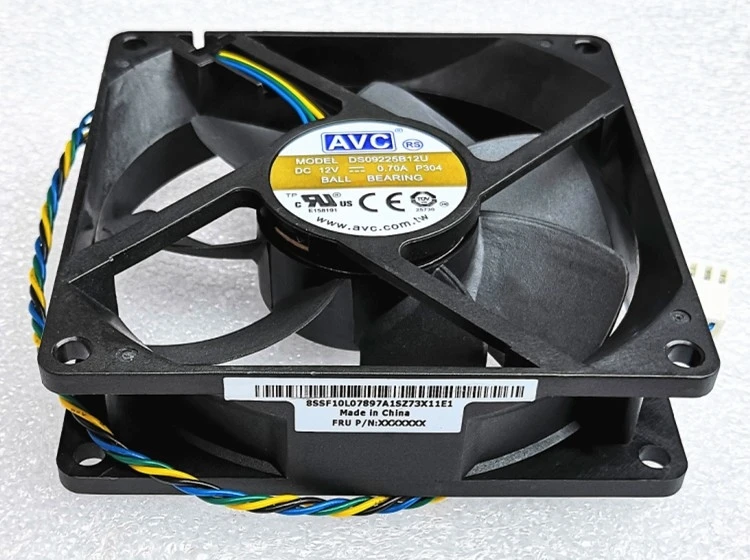 DS09225B12U Новый для AVC 9225 9025 9 см вентилятор с двойным шарикоподшипником 4-проводной скорость 12 В 0,70 А
DS09225B12U Новый для AVC 9225 9025 9 см вентилятор с двойным шарикоподшипником 4-проводной скорость 12 В 0,70 А