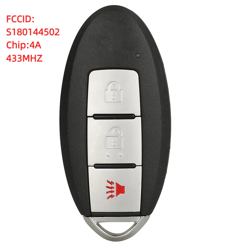 KR5TXN1 S180144502 Remote Smart Car Key For Nissan Rogue 433Mhz 4AChip 3BTN Keyless
KR5TXN1 S180144502 Remote Smart Car Key For Nissan Rogue 433Mhz 4AChip 3BTN Keyless