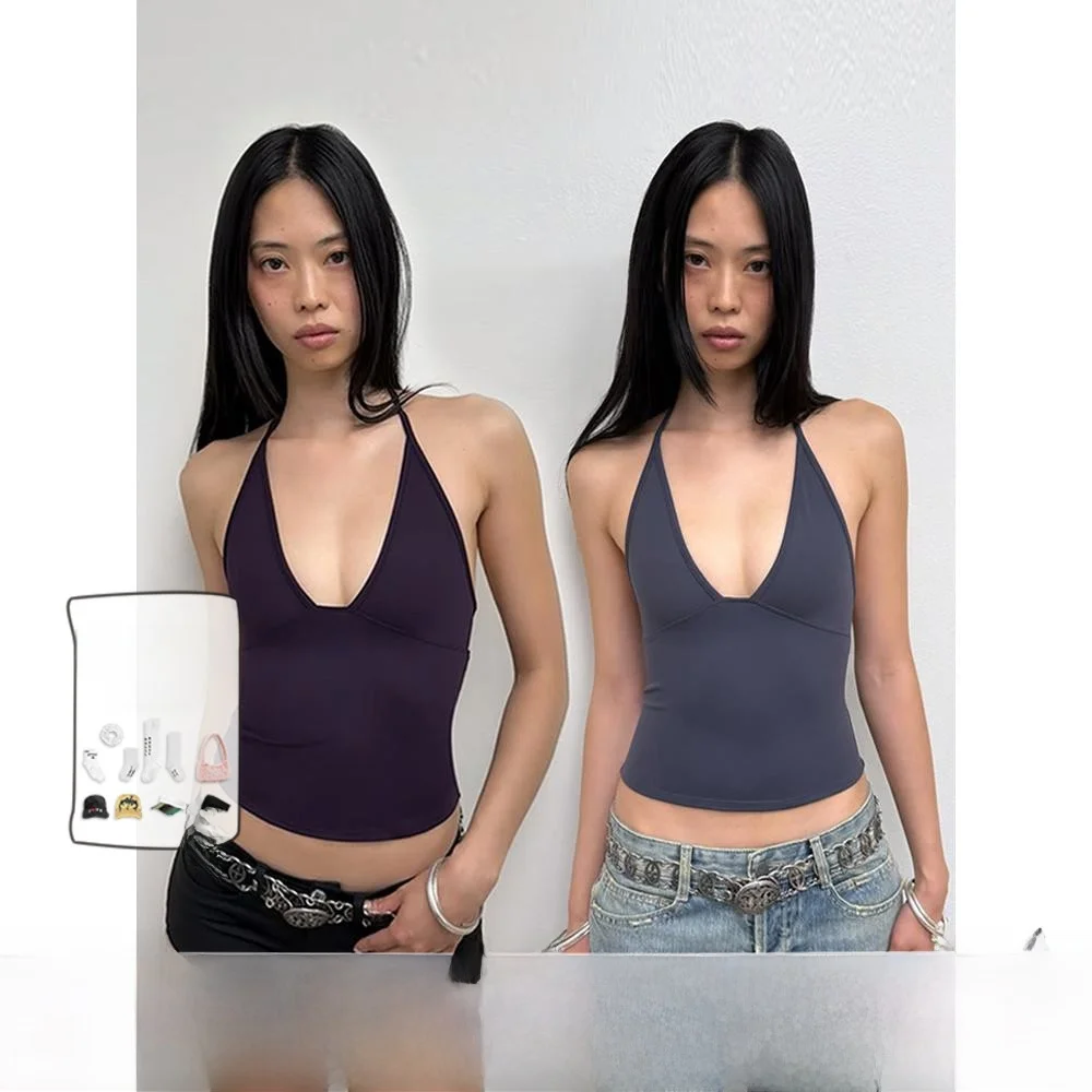 Tankair фиолетовый жилет с глубоким V-образным вырезом и подвесным ремнем, бальный топ с глубоким вырезом, облегающая женская модная летняя верхняя одежда с чашкой
Tankair фиолетовый жилет с глубоким V-образным вырезом и подвесным ремнем, бальный топ с глубоким вырезом, облегающая женская модная летняя верхняя одежда с чашкой