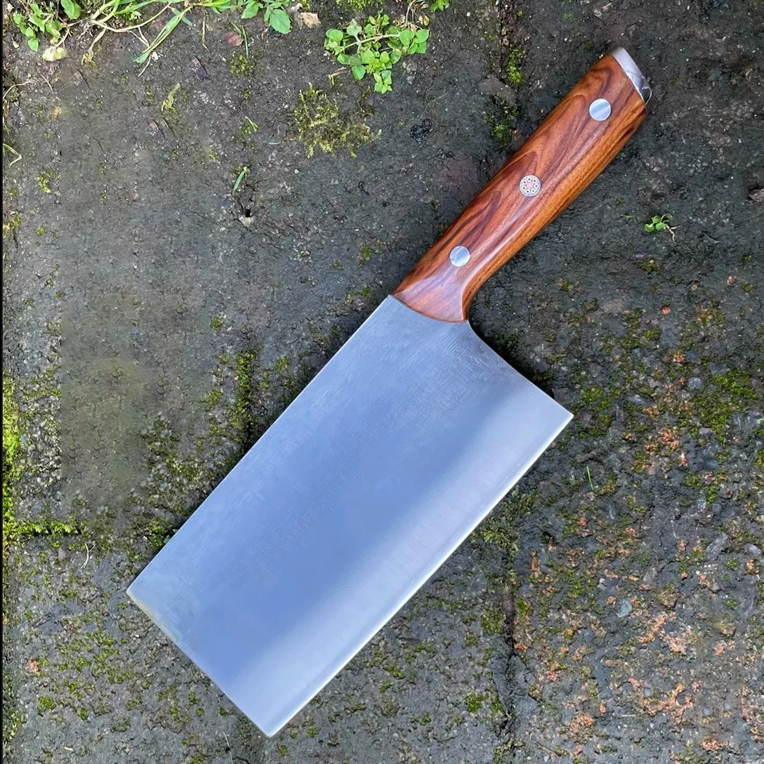 7,7-дюймовый измельчитель, режим DC53, стальное лезвие, деревянная ручка, нож для нарезки, кухонные ножи, измельчитель, инструменты для мяса и птицы с большой костью