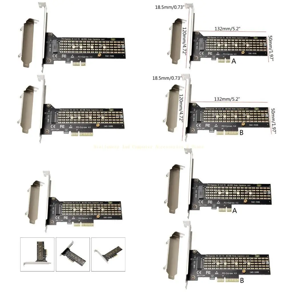 NVME to PCIE4.0 Controller Expansion Card HighSpeed M.2 SSD to PCIE4.0 Adapter Card Support 2230-22110 SSD Sizes
NVME to PCIE4.0 Controller Expansion Card HighSpeed M.2 SSD to PCIE4.0 Adapter Card Support 2230-22110 SSD Sizes