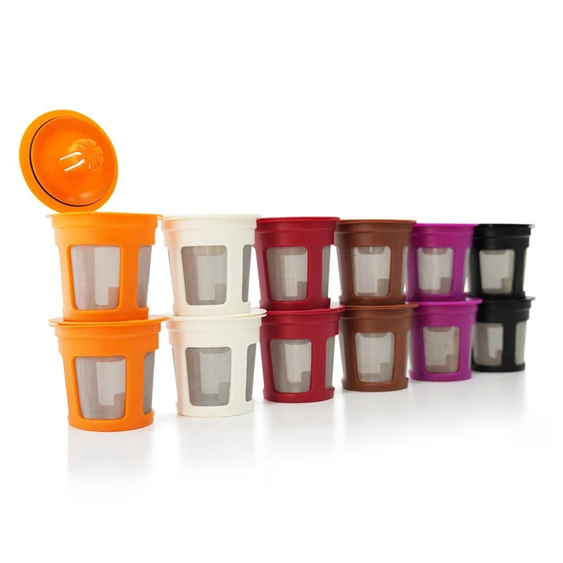 12PCS Reusable K Cups For Keurig Brewers Single Serve Cup Coffee Maker, Universal K Cup Refillable Filters Easy Install
12PCS Reusable K Cups For Keurig Brewers Single Serve Cup Coffee Maker, Universal K Cup Refillable Filters Easy Install