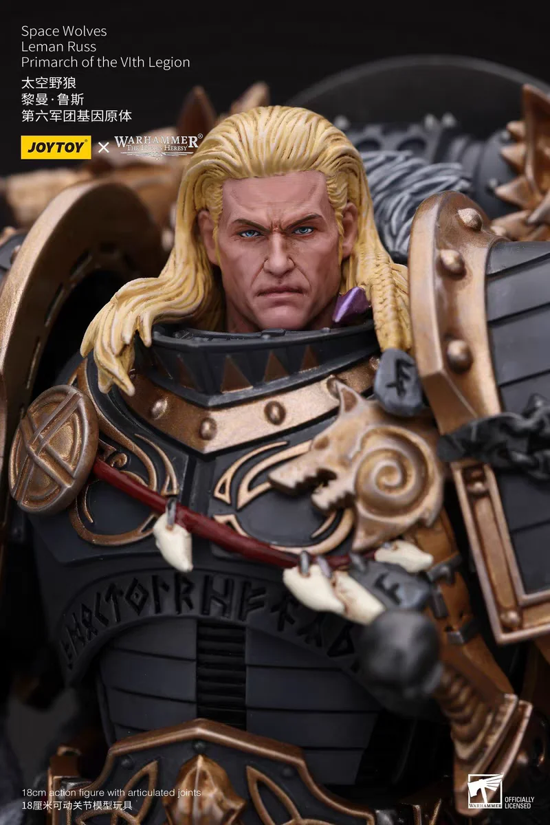 【JOYTOY】Warhammer 40K 1/18 Anime Figure Space Wolves Leman Russ Primarch of The VIth Legion H18cm
【JOYTOY】Warhammer 40K 1/18 Anime Figure Space Wolves Leman Russ Primarch of The VIth Legion H18cm