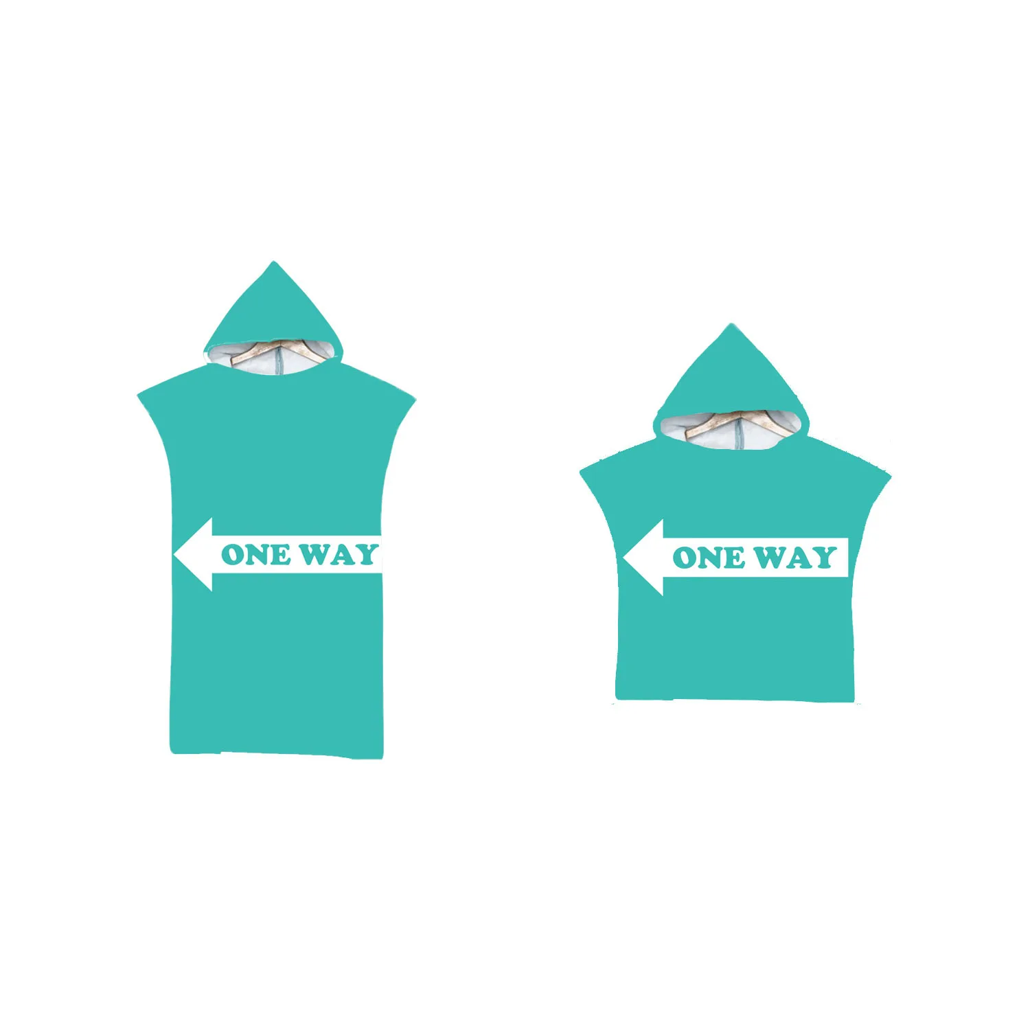 ONE WAY Arrow Unisex Hooded Towel Poncho for Adults and Kids,Beach Swim Robe,Surf Sauna,Spa,Holiday Birthday Gift,Drop Shipping
ONE WAY Arrow Unisex Hooded Towel Poncho for Adults and Kids,Beach Swim Robe,Surf Sauna,Spa,Holiday Birthday Gift,Drop Shipping