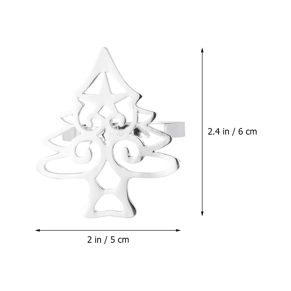 4 Pcs Napkin Buckle Christmas Tree Alloy Ring Table Decoration Beautiful Long Lasting Dinner Party Joyful Atmosphere
4 Pcs Napkin Buckle Christmas Tree Alloy Ring Table Decoration Beautiful Long Lasting Dinner Party Joyful Atmosphere