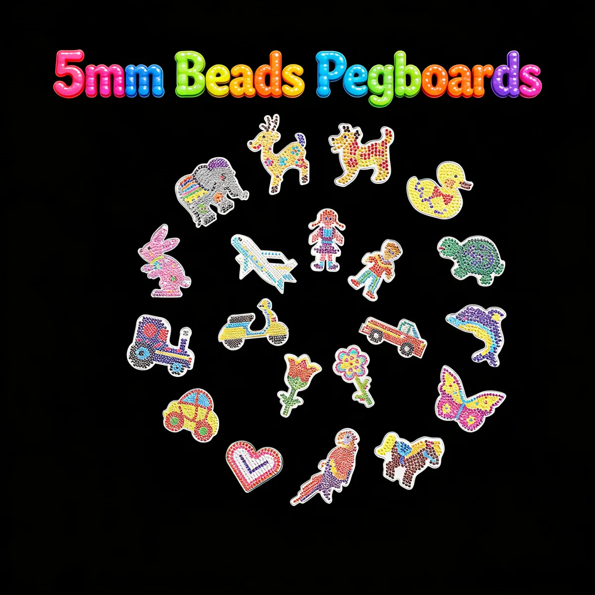 1pc 5mm Beads Pegboard Template Iron Beads for Kids 3D Cartoon Hama Beads Diy Puzzles Beadbone Handmade Gift Toy for Children
1pc 5mm Beads Pegboard Template Iron Beads for Kids 3D Cartoon Hama Beads Diy Puzzles Beadbone Handmade Gift Toy for Children