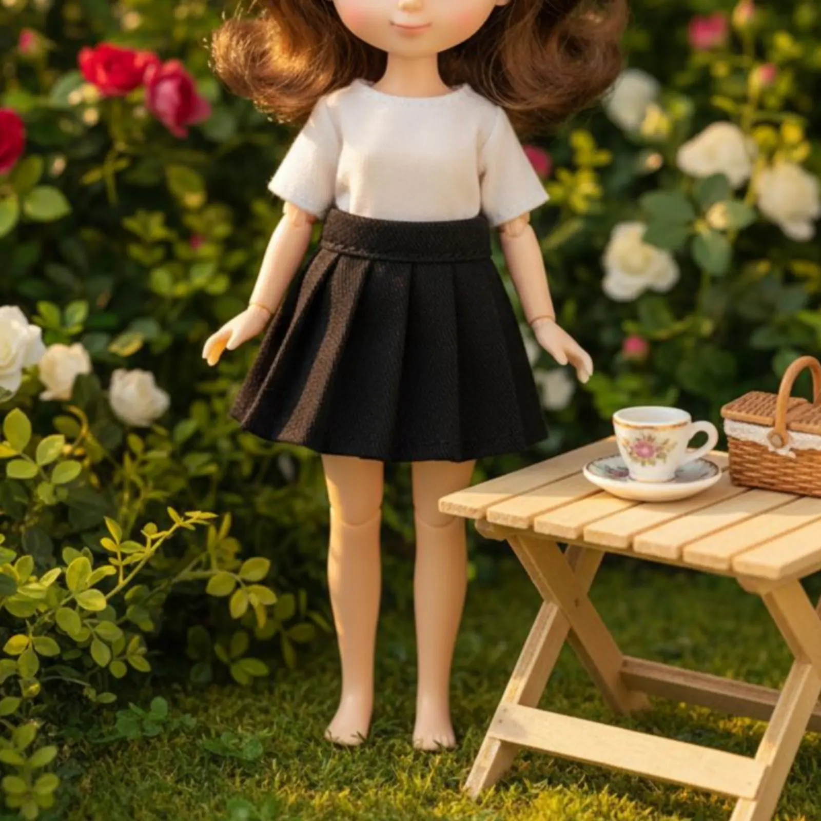 OB11 Doll Skirt Summer Wear Pleated Doll Skirt School Uniform Design for Hobbyists
OB11 Doll Skirt Summer Wear Pleated Doll Skirt School Uniform Design for Hobbyists